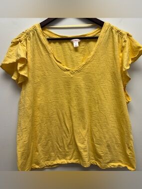 4 for $25 💛 Joe Fresh Flutter Sleeve Top Size 2X 💛